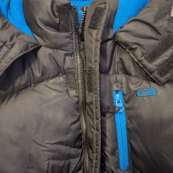 Cb Sports Black/Black Toddler Boy's Quilted Puffer Coat, US Small - Picture 2 of 6